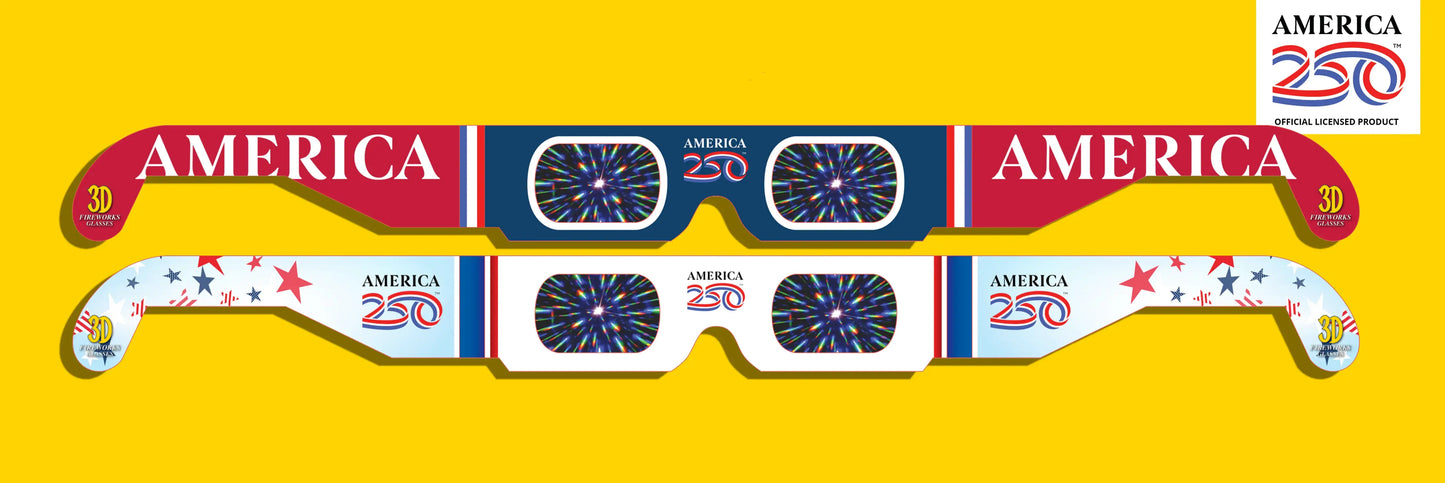 250th Anniversary 3D Fireworks