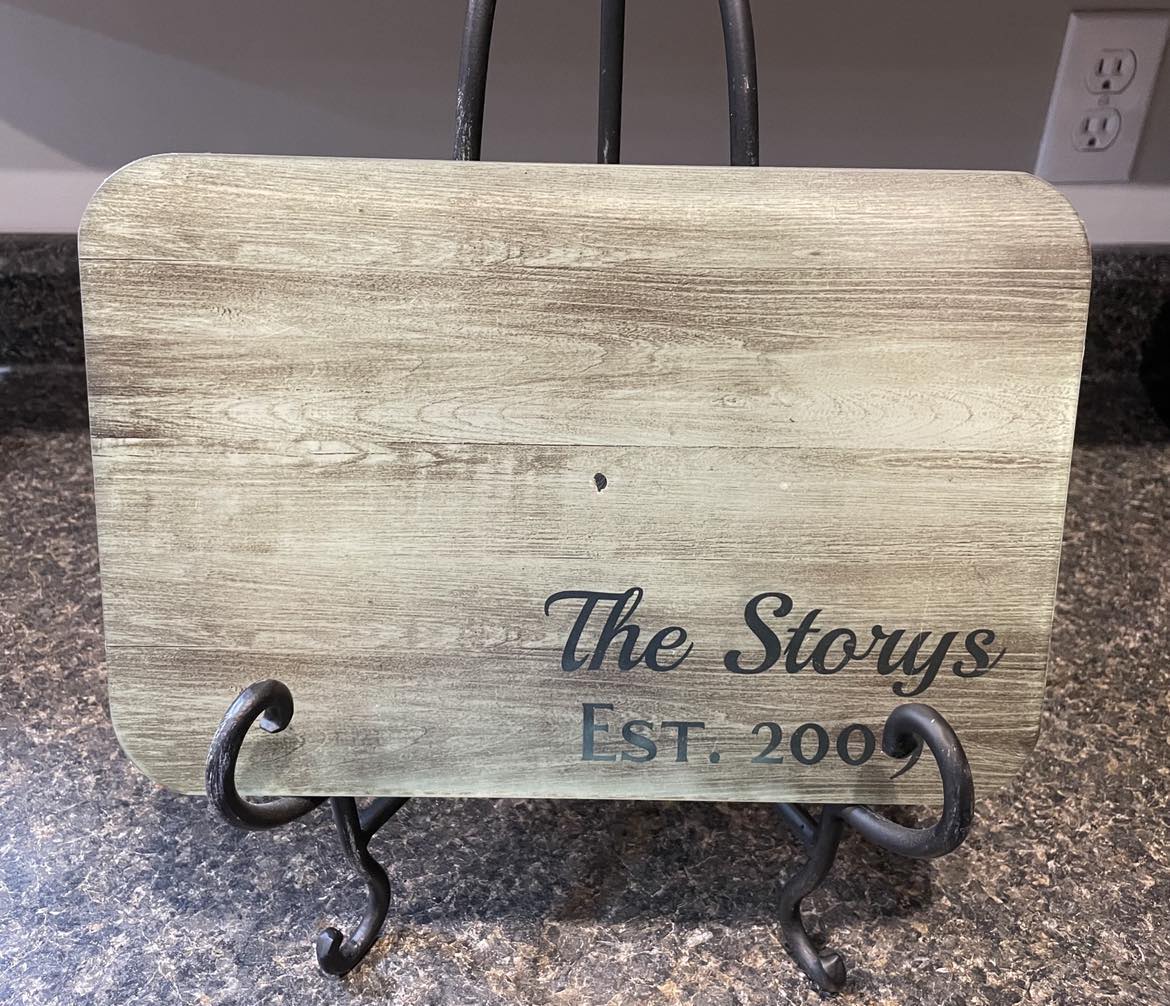 Personalized Cutting Board