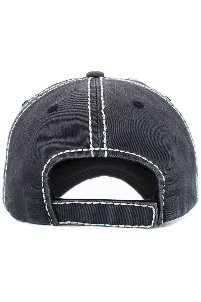 Blessed Mama Washed Vintage Ballcap