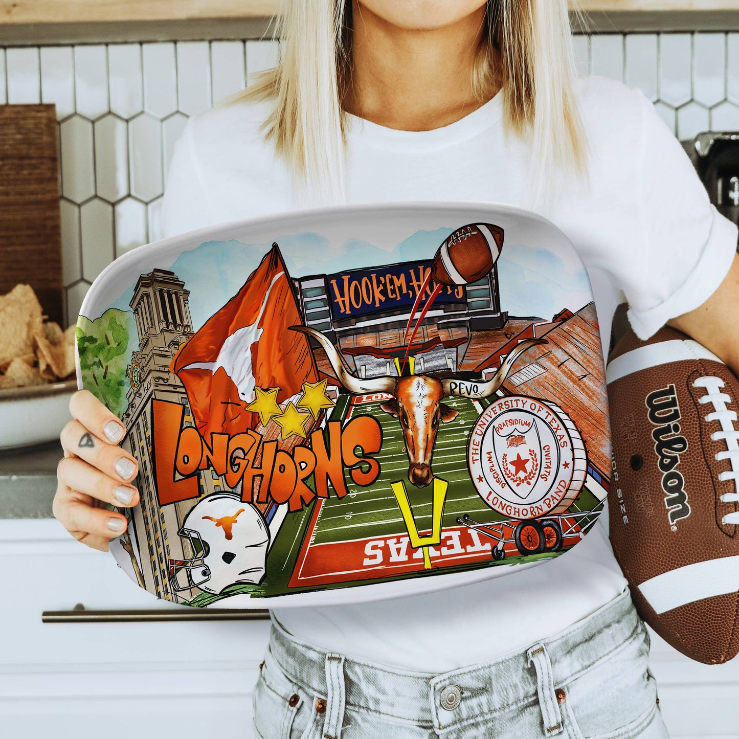 Serving Platter, Georgia, Alabama, Louisiana, Mississippi+