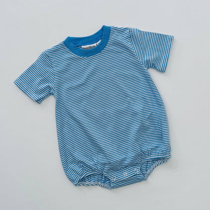 Knit Stripe Short Sleeve T-Shirt Bubble - BOLD Colors
