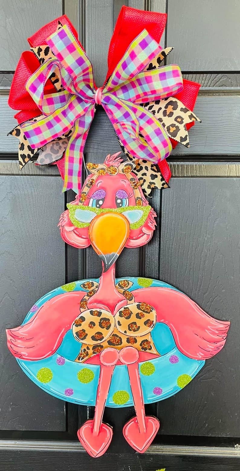 Summer Flamingo in a Float