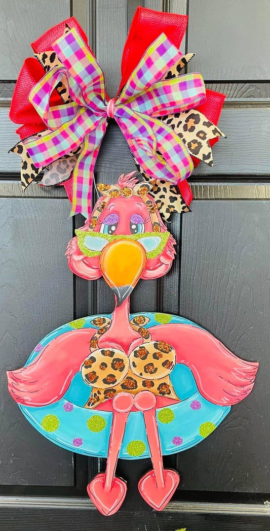 Summer Flamingo in a Float