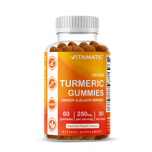Vitamatic Turmeric 95% Curcuminoids | Joint & Gut | 60ct