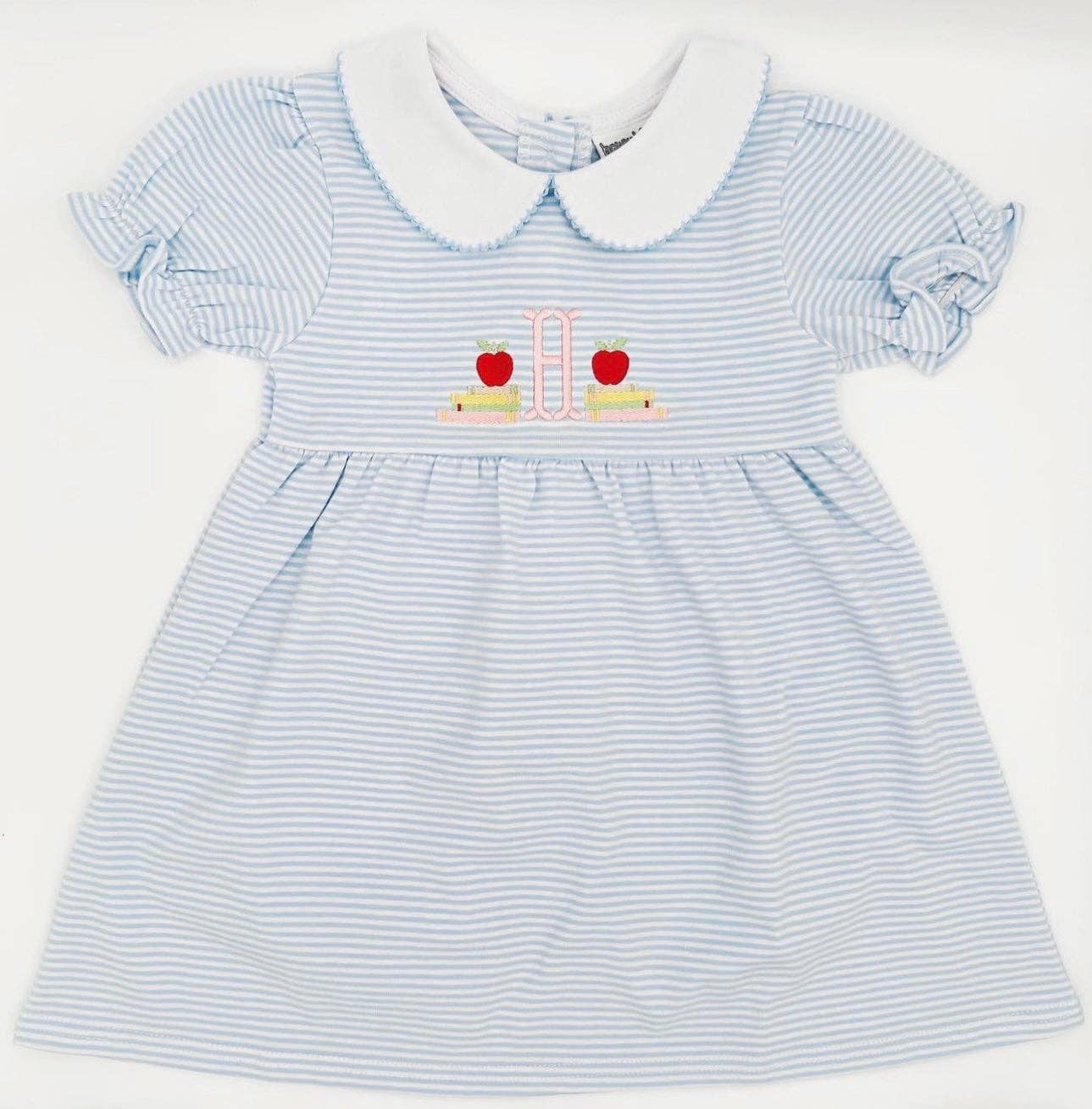 Knit Stripe Peter Pan Collar Dress