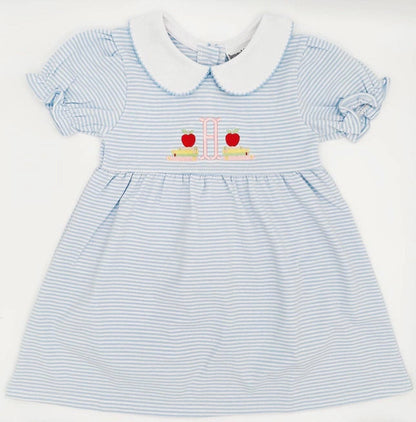 Knit Stripe Peter Pan Collar Dress