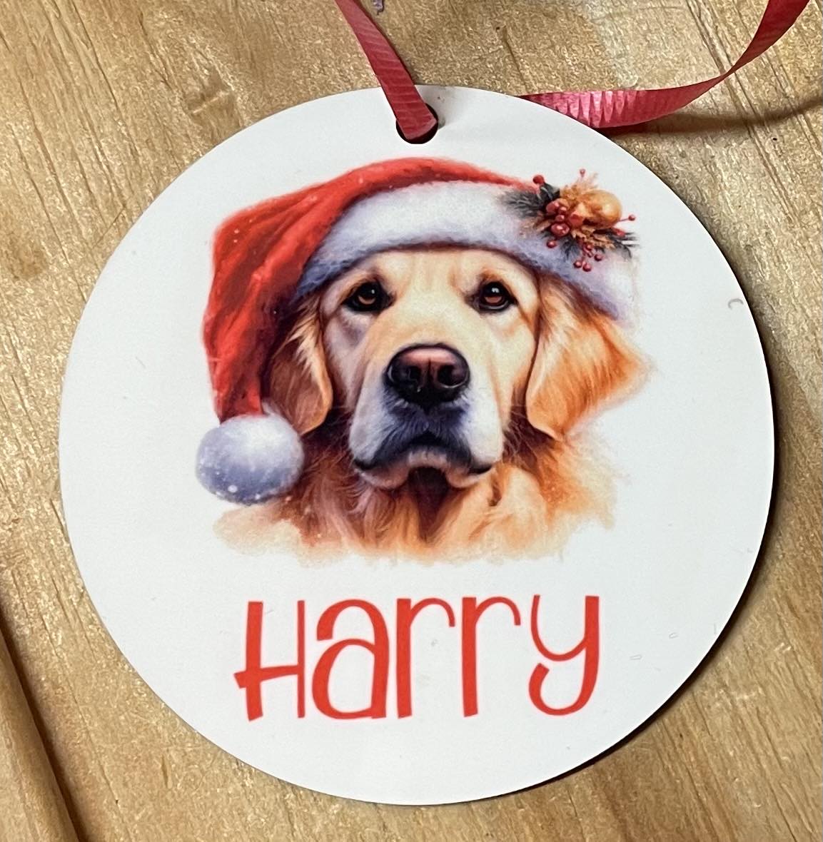 Personalized Dog Ornament