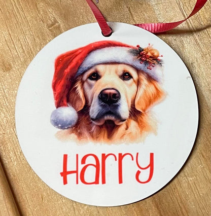 Personalized Dog Ornament