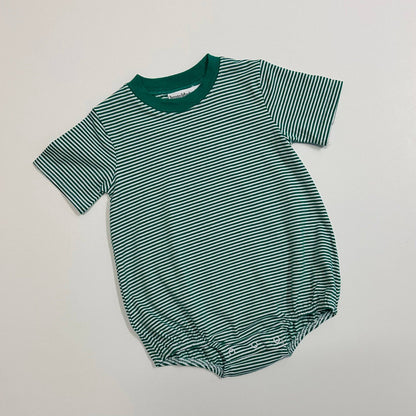 Knit Stripe Short Sleeve T-Shirt Bubble - BOLD Colors