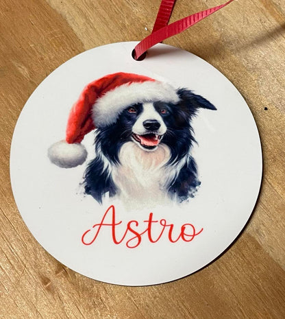 Personalized Dog Ornament