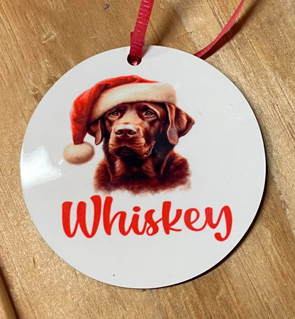 Personalized Dog Ornament