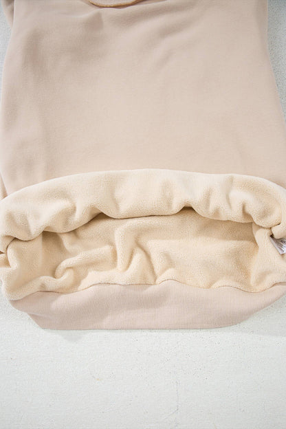 Drop Shoulder Blank Reversible Mock Neck Sweatshirt S-4X