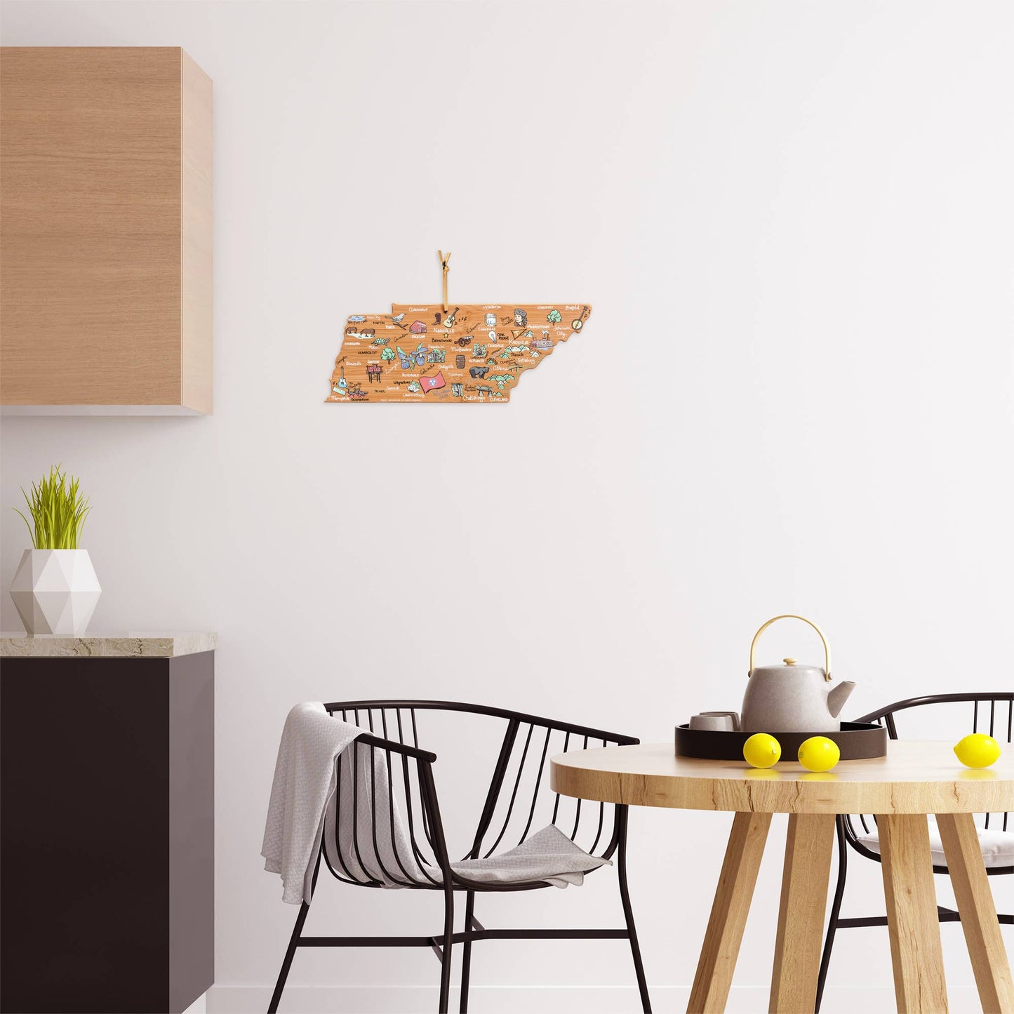Tennessee Cutting Board with Artwork by Fish Kiss™