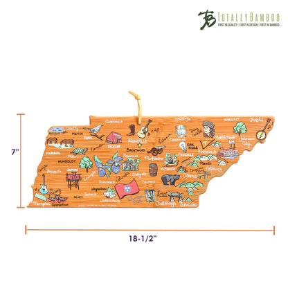 Tennessee Cutting Board with Artwork by Fish Kiss™