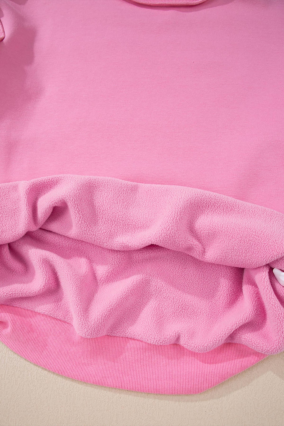 Drop Shoulder Blank Reversible Mock Neck Sweatshirt S-4X