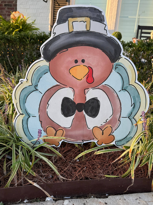 Turkey Yard Sign