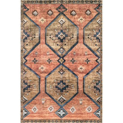 Judy Traditional Persian Machine Washable Area Rug