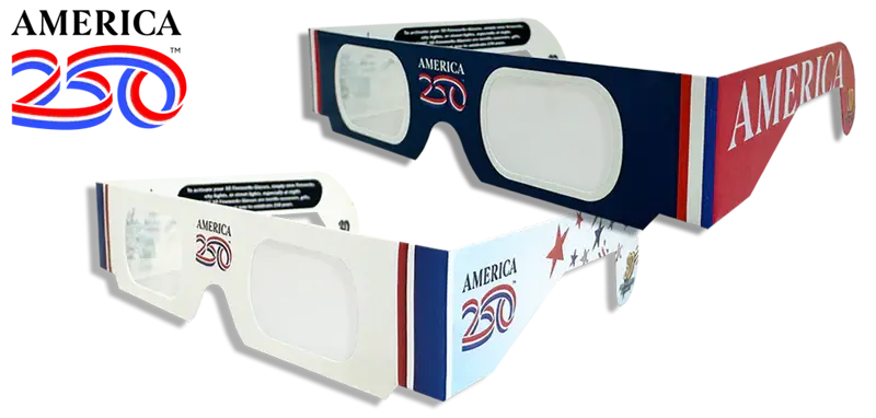 250th Anniversary 3D Fireworks