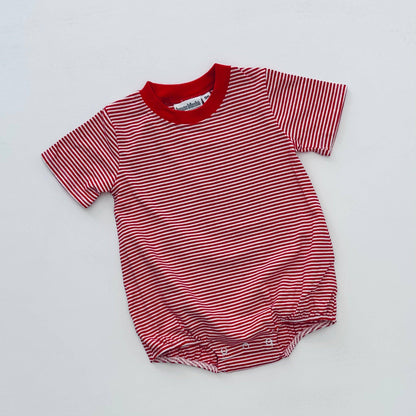 Knit Stripe Short Sleeve T-Shirt Bubble - BOLD Colors