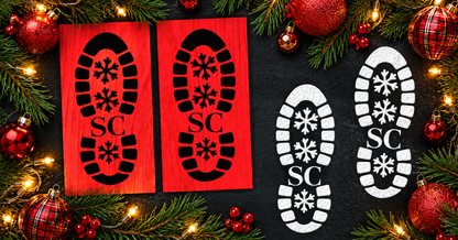 Santa's Boot Prints