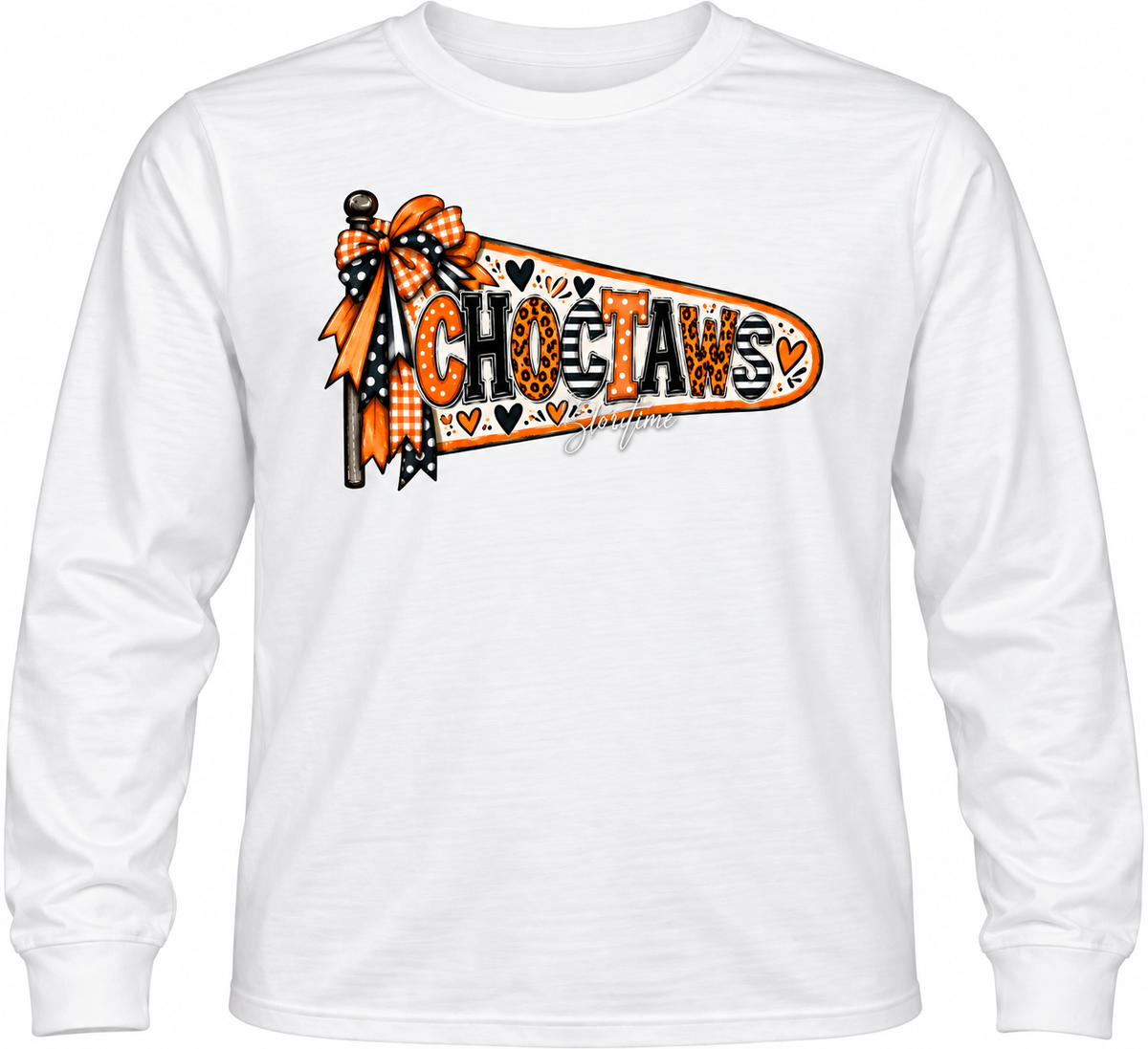 School Spirit Pennant Long Sleeve Tees!