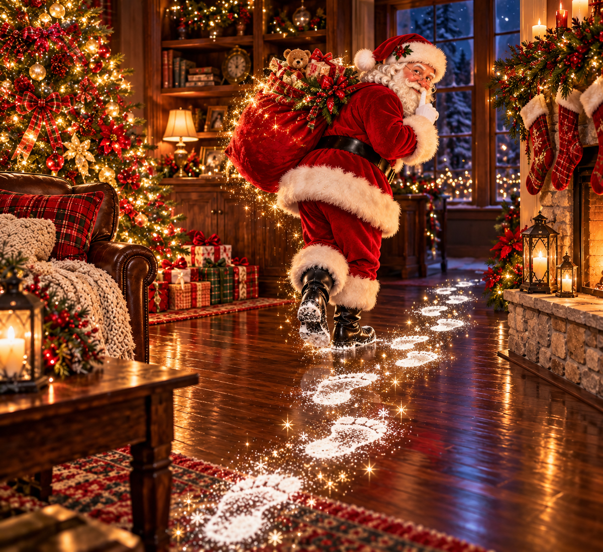 Santa's Boot Prints