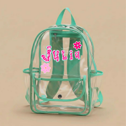 Personalized Clear Backpacks