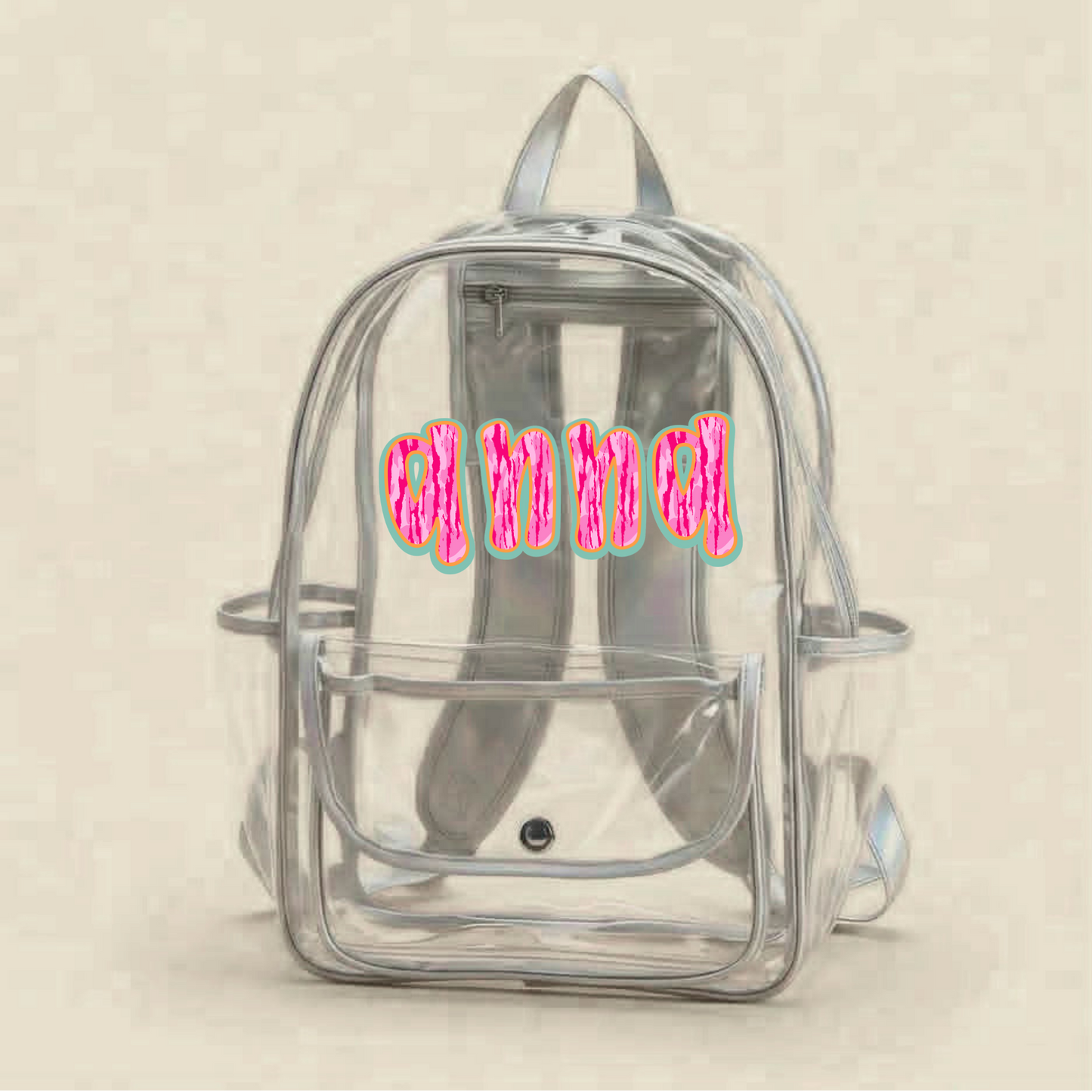 Personalized Clear Backpacks