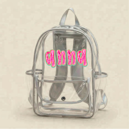 Personalized Clear Backpacks