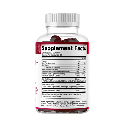 Vitamatic Beet Root | Natural Energy Support | 3000mg |60 Ct