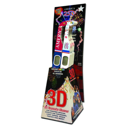 250th Anniversary 3D Fireworks