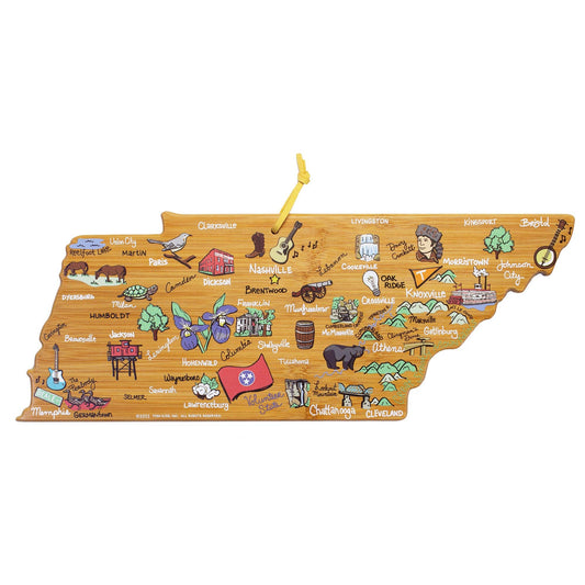 Tennessee Cutting Board with Artwork by Fish Kiss™