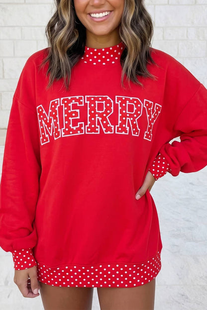 Holiday BOO/ HOHOHO/Jolly Polka Dot Sweatshirt S-4X
