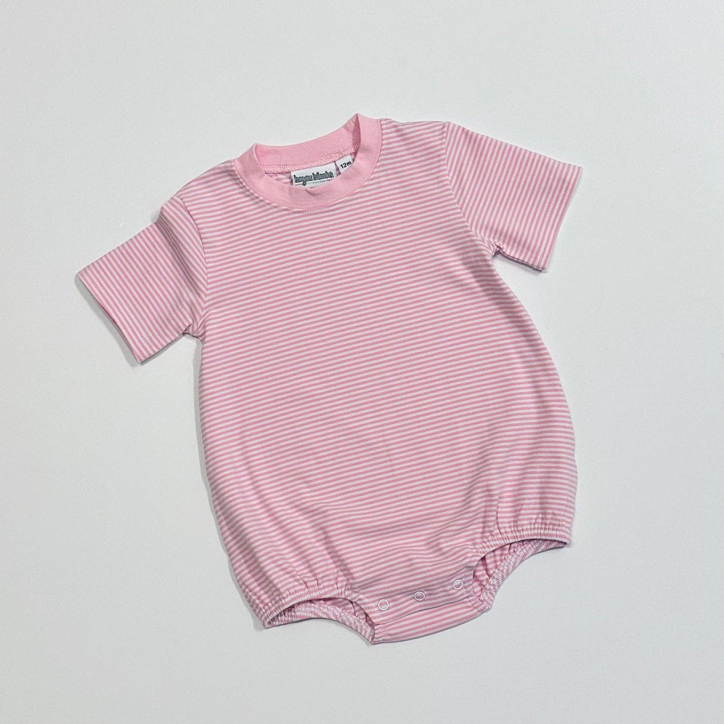 Knit Stripe Short Sleeve T-Shirt Bubble - BOLD Colors