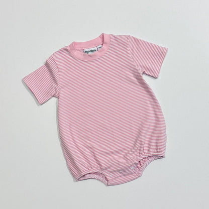 Knit Stripe Short Sleeve T-Shirt Bubble - BOLD Colors