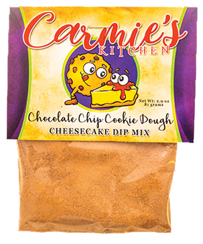 Chocolate Chip Cookiedough Cheesecake Dip