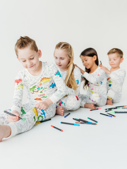 Fabric Markers Set for Customizing Coloring Pajamas