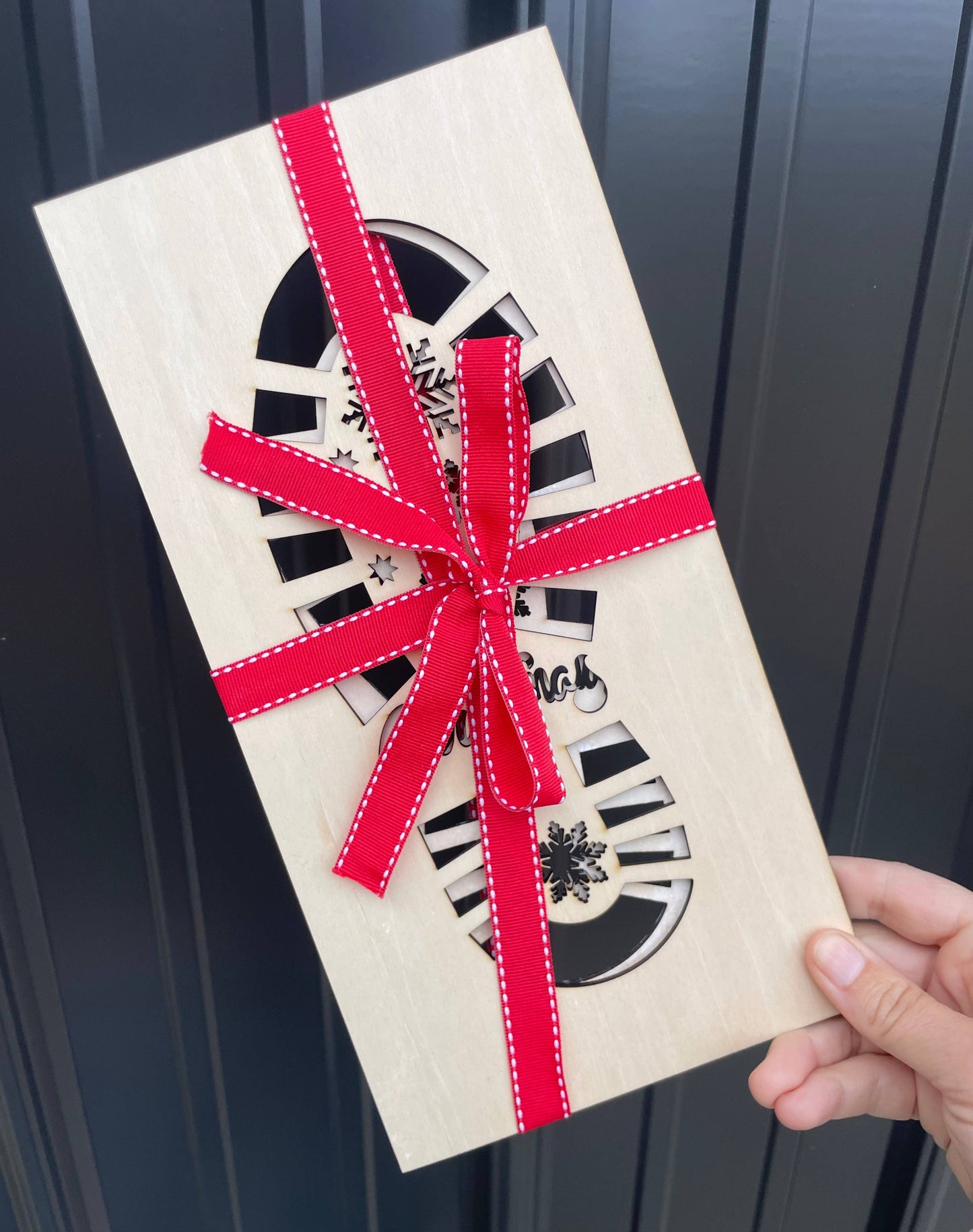 Reusable Santa Boot Print