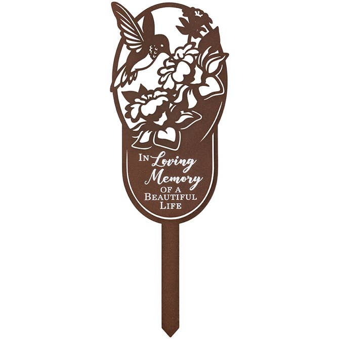 "In Loving Memory" Memorial Garden Stake